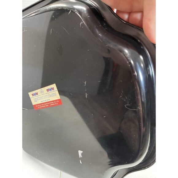 Vintage Asian Tin Serving Tray Made in England Chinese Emperor Throne Oriental - Picture 16 of 16